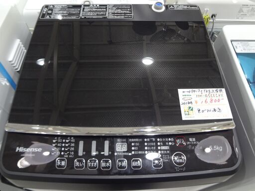 ハイセンス 2018年製 5.5kg 洗濯機 HW-G55EKK モノ市場東海店