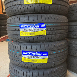 海外製夏タイヤ新品 195/40R17 4本 コンパクトカーなど...