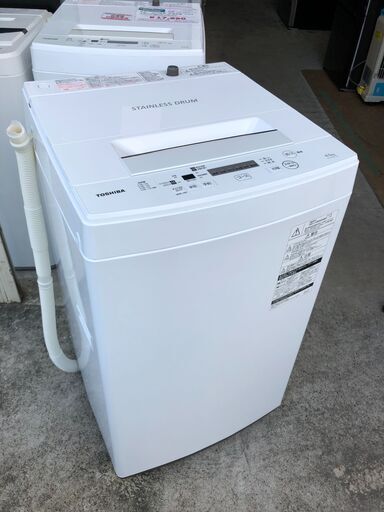 【動作保証60日間あり】TOSHIBA 2019年 AW-45M7 4.5kg 洗濯機 ③【管理KRS394】