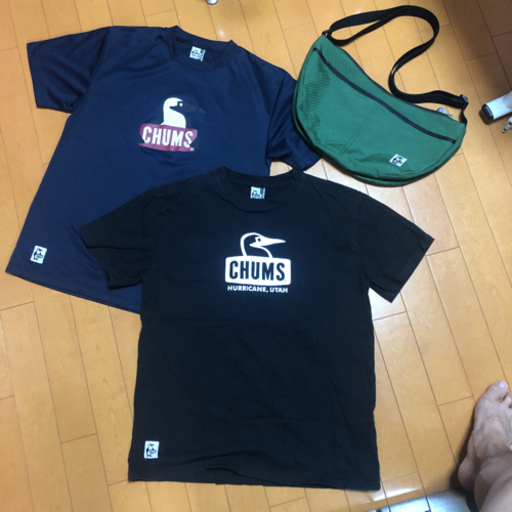 CHUMS お得セット！！ TシャツＭサイズ2枚 トートバック ステッカー
