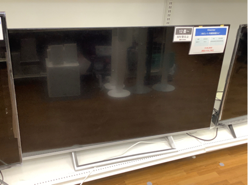 安心の12カ月保証付き　4Kチューナー内蔵液晶テレビ　Hisense（ハイセンス）　50E6500  50インチ　2020年製