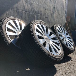 ☆アウディ/Audi　アルミホイール4本セット　19インチ　8.5J(ET45)　PCD112　5穴　タイヤのおまけ付き♪