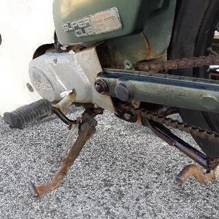 昭和57年頃のスーパーカブ　4速　6V   C50　原付
