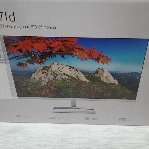 HP　27インチ　ディスプレイ　USB Type-C対応