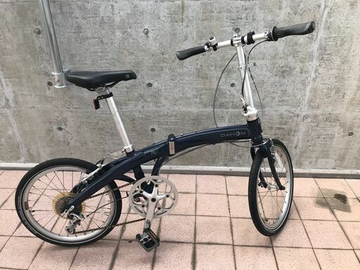 折り畳み自転車：DAHON Mu P8 ミッドナイトブルー 中古