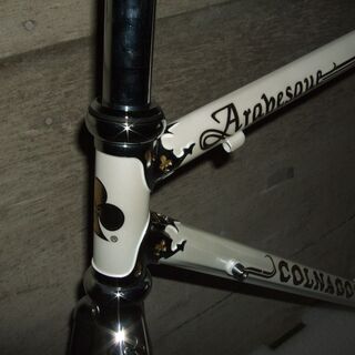 COLNAGO ARABESQUE 　コルナゴ　アラベスク　フレーム51サイズ　ホワイトゴールド　新品