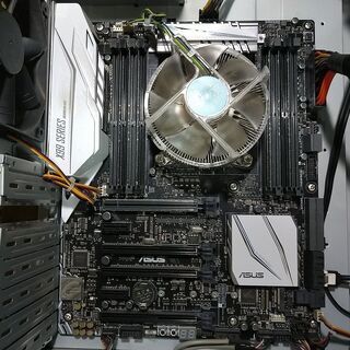 【ネット決済・配送可】ASUS X99-AⅡベアボーン DIMM...