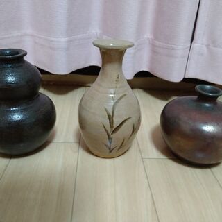 花瓶、3個