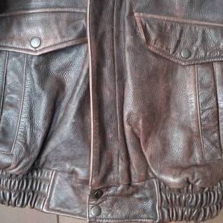 ★牛革パイロットジャンパー　L★