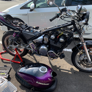 ゼファー400 ゼファーχ ポイントカバー＆ジェネレーターカバー バフ