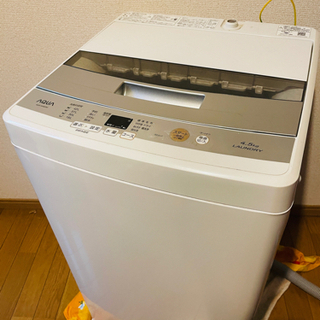【美品 動作品】AQUA 全自動電気洗濯機 4,5kg AQW-...