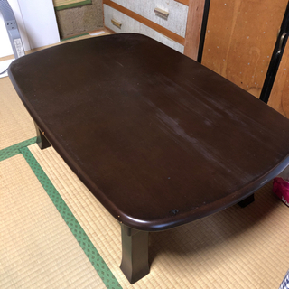 商談中【無料】木製テーブル　折り畳み式