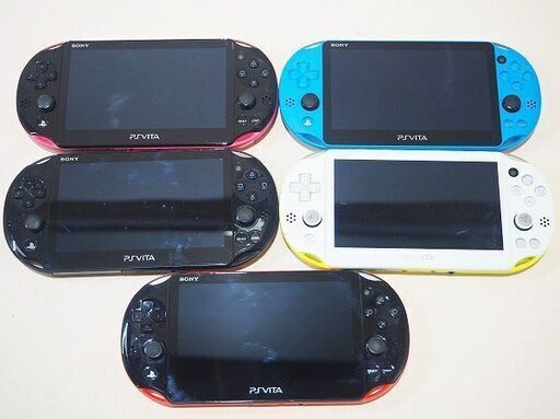 【苫小牧バナナ】ジャンク!!!SONY/ソニー PCH-2000 PlayStationVITA PSVITA 5台セット 現状品 部品取りに♪