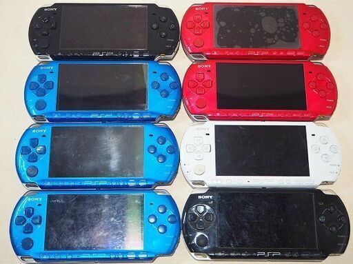 【苫小牧バナナ】ジャンク!!!SONY/ソニー PSP3000 プレイステーションポータブル 8台セット 現状渡し 部品取りに ②