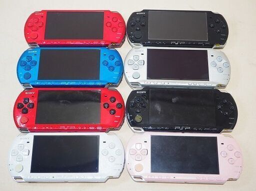 【苫小牧バナナ】ジャンク!!!SONY/ソニー PSP3000 プレイステーションポータブル 8台セット 現状渡し 部品取りに ①