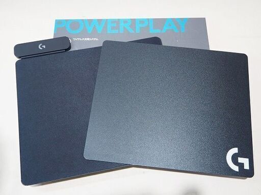 【苫小牧バナナ】logicool/ロジクール G-PMP-001 ゲーミングマウスパッド POWERPLAY 無線充電対応 2種類のマウスパッド付き♪