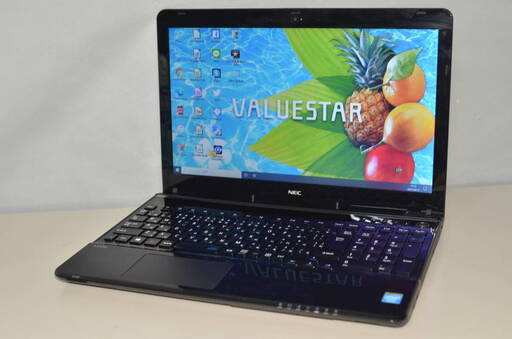 中古ノートパソコン Windows10+office 大容量HDD1TB NEC GN19CVTD1 Celeron-1005M/4GB/USB3.0/WEBカメラ/HDMI/無線/テンキー/便利なソフト