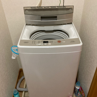 洗濯機　2018年製　AQUA  5kg     5000円