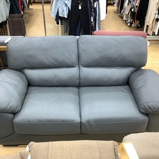 ニトリの2人掛けレザーソファーのご紹介！