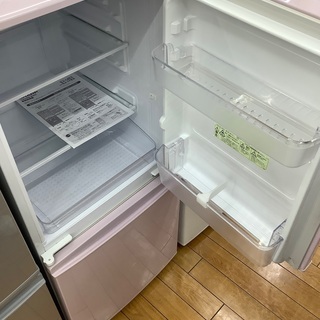 SHARP シャープ 2ドア冷蔵庫 SJ-14E3-KP 2016年製 137L 