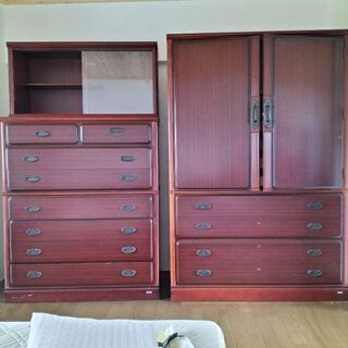 府中家具婚礼箪笥ワードローブミラー姿見