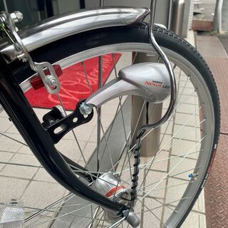 Raphia　自転車　26インチ　ブラック/シルバー　【中古】 Raphia 自転車 26インチ ブラック/シルバー 【中古】 【公式通販】