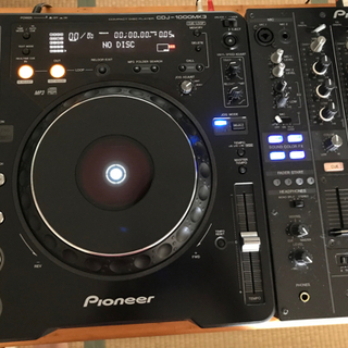 Pioneer CDJ-1000MK3×2 DJM-800 セット 説明書や付属品あり