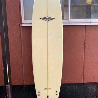 手渡しのみ　abraxas ロングボード　フィン、ケース付き