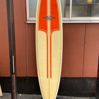 手渡しのみ　abraxas ロングボード　フィン、ケース付き