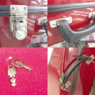USED品 フランス FEL社 TRIANON チェロ ハードケース ワインレッド系 鍵付き 軽量 楽器ケース ☆ PayPay(ペイペイ)決済可能 ☆ 札幌市 北区 屯田