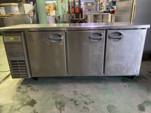 フクシマテーブル形冷凍冷蔵庫(冷凍1、冷蔵2) YRC-181PM1