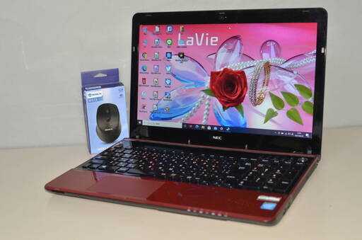 中古良品 最新Windows10+office 大容量HDD640GB NEC LS150/N Celeron/4GB/DVDRW/USB3.0/HDMI/無線/テンキー/便利なソフト多数