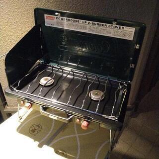 【美品】アウトドアColemanキッチンテーブル＆ツインバーナー