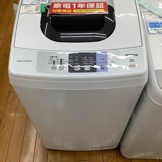 HITACHI ヒタチ　全自動洗濯機　NW-50B 2018年製...