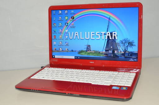 中古ノートパソコン Windows10+office NEC LS350/C core i3/大容量HDD750GB/4GB/HDMI/15.6インチ/無線内蔵/ブルーレイ/便利なソフト多数
