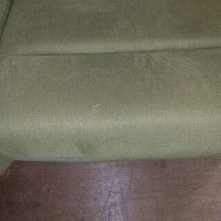 値下げしました！　島忠　セパレート　コーナーソファー３点セット　緑　布地【愛品倶楽部柏店】