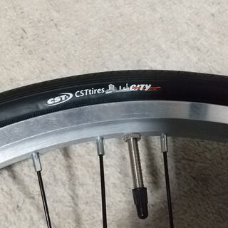 20インチ タイヤホイール前後セット シマノ7速 美品