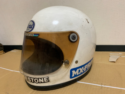 Arai フルフェイス 当時物 族ヘル シールド付き