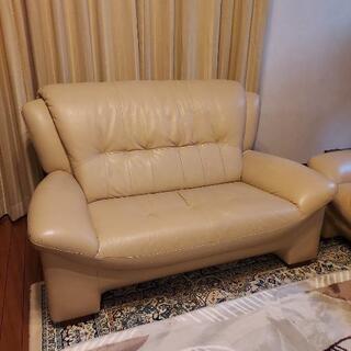 極美品　アサヒ　スコット　本革　2P　ソファー　2人掛け