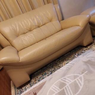 極美品　アサヒ　スコット　本革　2P　ソファー　2人掛け