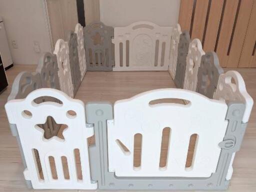 あんしんドアロック付き ベビーサークル 155cm ベビーサークル 10枚