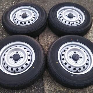 夏【新車】スズキ純正 12インチ エブリィ キャリー 軽トラック【富山 手渡しもOK】エブリー バン VAN 軽トラ 145/80R12 LT 145R12 車検対応 4本