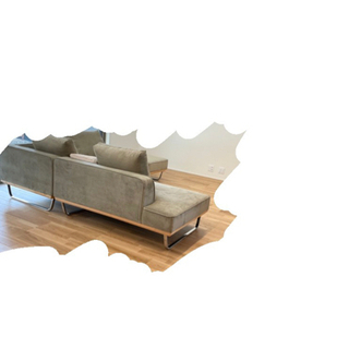 【1ヶ月使用】カウチソファスツール３点セット