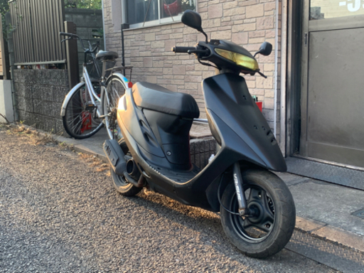 ⭐️格安スクーター⭐️ ホンダ　AF28 スーパーディオ　原付　マッドブラック　西東京市から