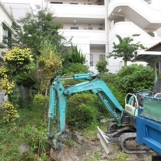 庭の防草工事、福岡、格安、庭石、植木徹去 − 福岡県