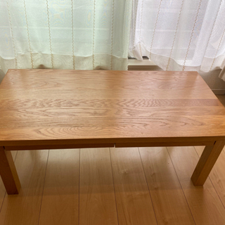 【ネット決済】無印良品オーク材無垢ローテーブル
