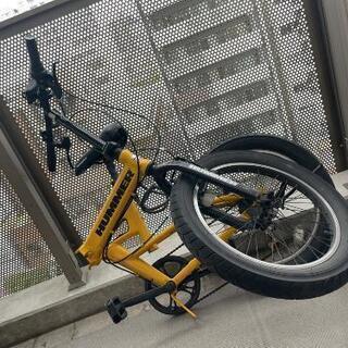 HUMMER ファットバイク　折りたたみ自転車 楽天市場】ファットバイク FAT BIKE 漆黒の車体 20インチ