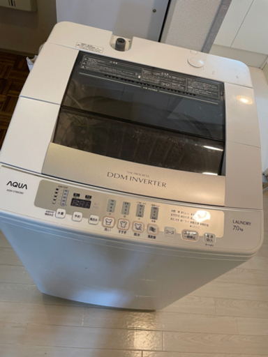 洗濯機　新品キャスター付き　7kg