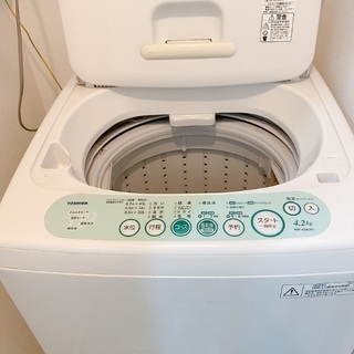 【無料】TOSHIBA製　4.2Kg 洗濯機