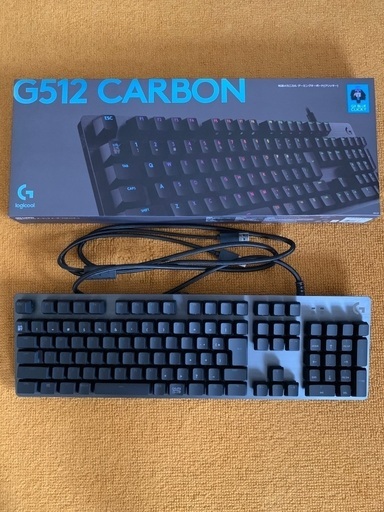 ゲーミングキーボード G512 CARBON 青軸